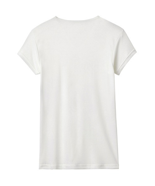GUNZE（グンゼ）の「アセドロン 汗取り付きVネックTシャツ 鹿の子 ベタつき瞬時にどこへやら（インナーウェア/肌着・メンズ・シルバー系その他/ホワイト/ブラック・LARGE/X-LARGE/MEDIUM）」の20枚目の写真