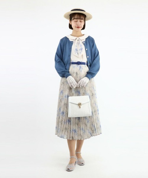 an another angelus(アンアナザーアンジェラス)の「フロント金具使いフェイクラフィアバッグ(ハンドバッグ・レディース・ブラック×ベージュ/オフホワイト・FREE)」の13枚目の写真