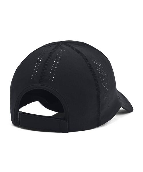 UNDER ARMOUR(アンダーアーマー)の「UAアイソチル ローンチ アジャスタブル キャップ(ランニング/メンズ)(キャップ・メンズ・ブラック・ONESIZE)」の2枚目の写真