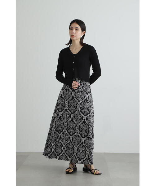 JILL STUART（ジルスチュアート）の「◆ＵＶ加工レーヨンポリニットカーディガン（カーディガン/ボレロ・レディース・ブラック/ピンク/ホワイト・FREE）」の9枚目の写真