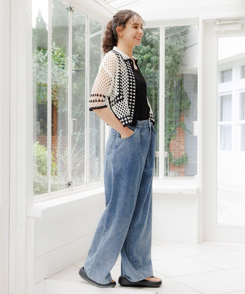 LAKOLE（ラコレ）の「シャーリングタンク / 118345（タンクトップ・レディース・ライム/オフホワイト/ブラック/パープル・SMALL/MEDIUM）」の6枚目の写真