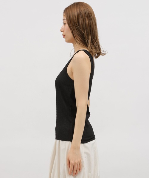 LAKOLE（ラコレ）の「シャーリングタンク / 118345（タンクトップ・レディース・ライム/オフホワイト/ブラック/パープル・SMALL/MEDIUM）」の13枚目の写真