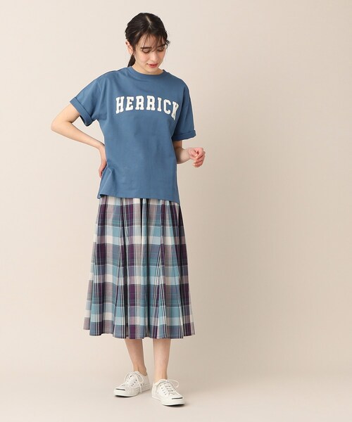 Dessin（デッサン）の「◆【ユニセックス・洗える】ロゴ刺繍Tシャツ（Tシャツ/カットソー・レディース・ブルー/ライトベージュ/ホワイト・00/01/02/03/04/05）」の19枚目の写真