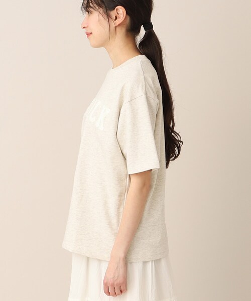 セール】【ユニセックス・洗える】ロゴ刺繍Tシャツ（Tシャツ