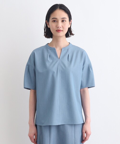 INDIVI（インディヴィ）の「◇【洗える／SETUP可能】デニムライク 