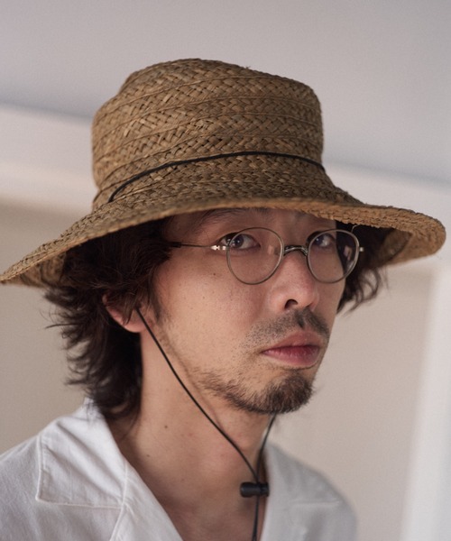 Bocodeco（ボコデコ）の「bocodeco Raffia Flex Hat  BD-BD110 (PT-01-0003R)（ハット・メンズ・ナチュラル/ブラウン・FREE）」の2枚目の写真