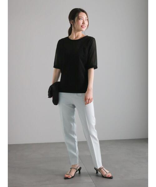 Te chichi（テチチ）の「シアーラメキャミセットTシャツ（Tシャツ/カットソー・レディース・ゴールド/シルバー/ブラック・F）」の12枚目の写真