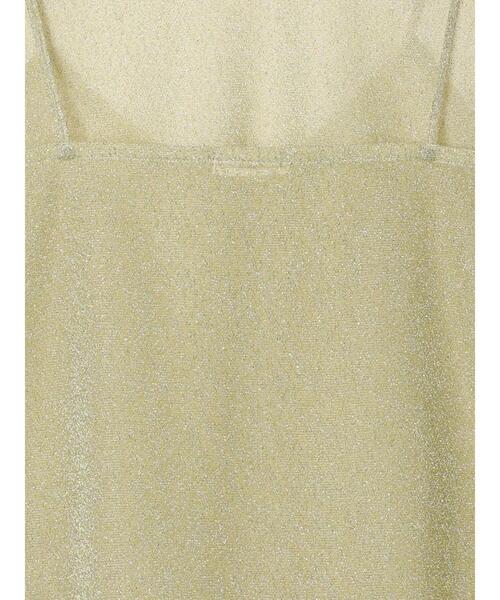 Te chichi（テチチ）の「シアーラメキャミセットTシャツ（Tシャツ/カットソー・レディース・ゴールド/シルバー/ブラック・F）」の4枚目の写真