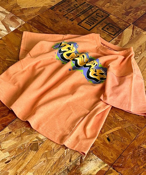 Life Support Products(ライフサポートプロダクツ)の「1WEEK Tee(80~150cm)(Tシャツ/カットソー・キッズ・ベージュ/オレンジ/ネイビー/パープル/グリーン/ブラック/オフホワイト・80/90/95/100/110/120/130/140/150)」の7枚目の写真