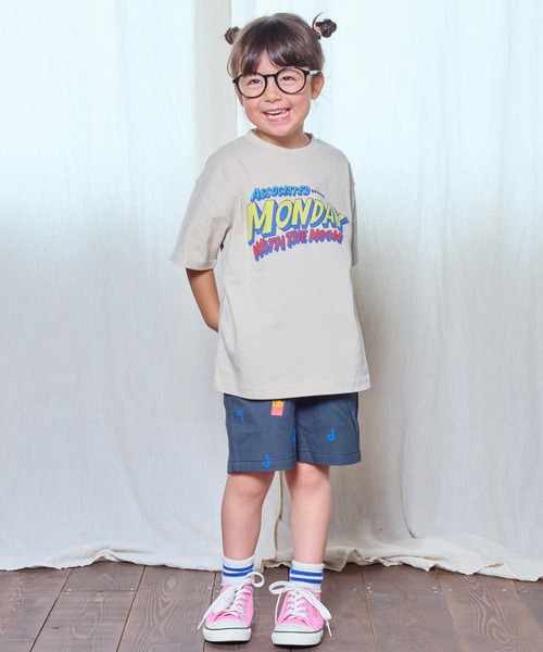 Life Support Products(ライフサポートプロダクツ)の「1WEEK Tee(80~150cm)(Tシャツ/カットソー・キッズ・ベージュ/オレンジ/ネイビー/パープル/グリーン/ブラック/オフホワイト・80/90/95/100/110/120/130/140/150)」の17枚目の写真