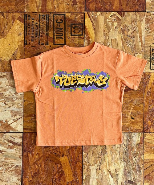 Life Support Products(ライフサポートプロダクツ)の「1WEEK Tee(80~150cm)(Tシャツ/カットソー・キッズ・ベージュ/オレンジ/ネイビー/パープル/グリーン/ブラック/オフホワイト・80/90/95/100/110/120/130/140/150)」の19枚目の写真