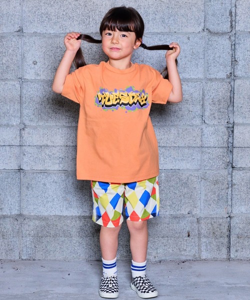 Life Support Products(ライフサポートプロダクツ)の「1WEEK Tee(80~150cm)(Tシャツ/カットソー・キッズ・ベージュ/オレンジ/ネイビー/パープル/グリーン/ブラック/オフホワイト・80/90/95/100/110/120/130/140/150)」の22枚目の写真