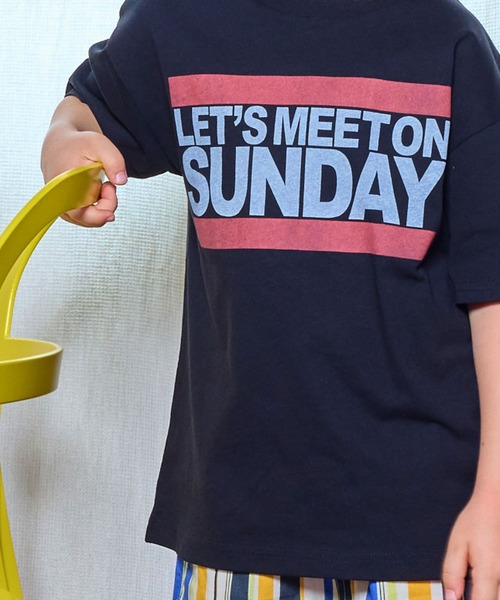 Life Support Products(ライフサポートプロダクツ)の「1WEEK Tee(80~150cm)(Tシャツ/カットソー・キッズ・ベージュ/オレンジ/ネイビー/パープル/グリーン/ブラック/オフホワイト・80/90/95/100/110/120/130/140/150)」の10枚目の写真