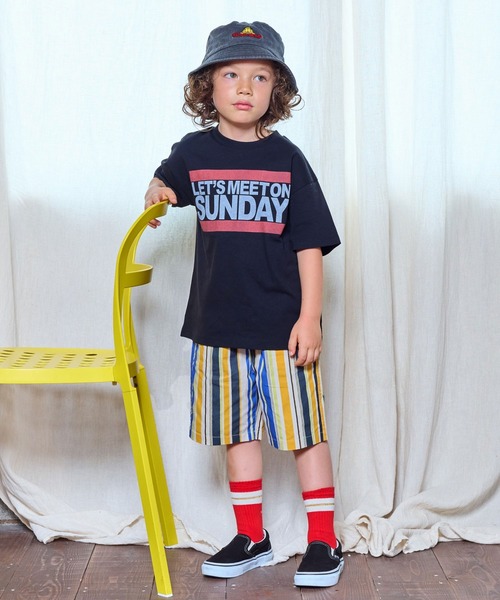 Life Support Products(ライフサポートプロダクツ)の「1WEEK Tee(80~150cm)(Tシャツ/カットソー・キッズ・ベージュ/オレンジ/ネイビー/パープル/グリーン/ブラック/オフホワイト・80/90/95/100/110/120/130/140/150)」の13枚目の写真