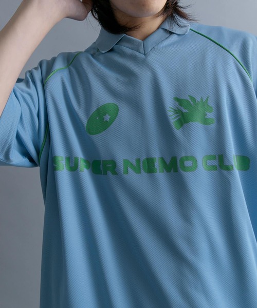 SENSE OF PLACE by URBAN RESEARCH（センスオブプレイスバイアーバンリサーチ）の「『別注』SHUHEI KOKI×SENSE OF PLACE　ゲームシャツ（Tシャツ/カットソー・メンズ・ライトブルー/ネイビー/ブラック・LARGE/MEDIUM）」の10枚目の写真