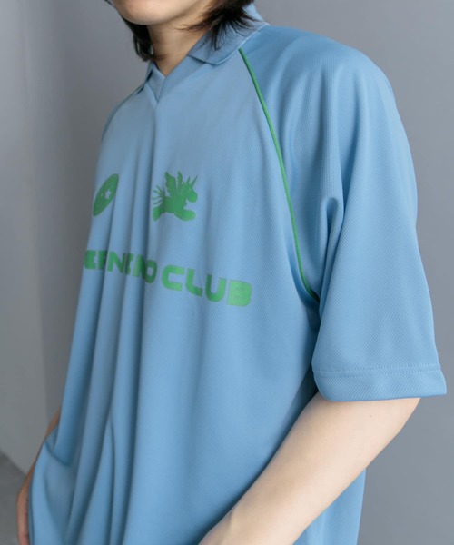 SENSE OF PLACE by URBAN RESEARCH（センスオブプレイスバイアーバンリサーチ）の「『別注』SHUHEI KOKI×SENSE OF PLACE　ゲームシャツ（Tシャツ/カットソー・メンズ・ライトブルー/ネイビー/ブラック・LARGE/MEDIUM）」の11枚目の写真