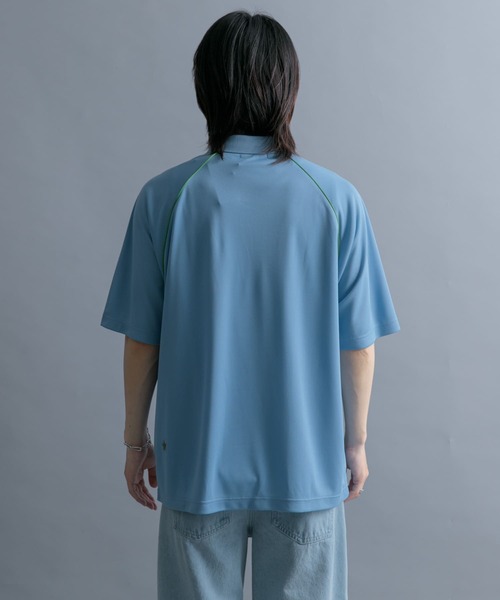 SENSE OF PLACE by URBAN RESEARCH（センスオブプレイスバイアーバンリサーチ）の「『別注』SHUHEI KOKI×SENSE OF PLACE　ゲームシャツ（Tシャツ/カットソー・メンズ・ライトブルー/ネイビー/ブラック・LARGE/MEDIUM）」の18枚目の写真