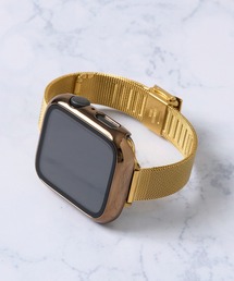 zandy（ズィーアンドワイ）の「【zandy / ズィー・アンド・ワイ】2点セット 細製ミラネーゼバンド メッキハードフルケース（デジタル腕時計）」