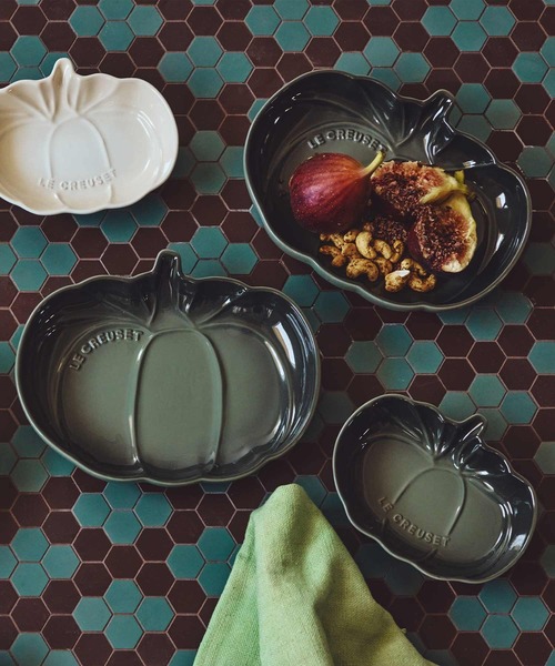 LE CREUSET パンプキンディッシュ 3枚セット 新品 ルクルーゼ パンプキンディッシュ3枚セット 【公式通販】