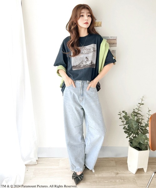 Java（ジャバ）の「【Paramount Pictures】  【JAVA】×クラシカルエルフ 別注グラフィックTシャツ（Tシャツ/カットソー・レディース・ホワイト/チャコール・LARGE/MEDIUM/SMALL/X-LARGE）」の6枚目の写真