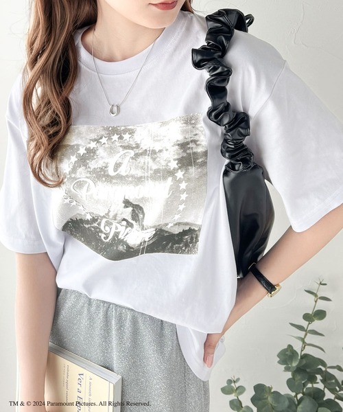 Java（ジャバ）の「【Paramount Pictures】  【JAVA】×クラシカルエルフ 別注グラフィックTシャツ（Tシャツ/カットソー・レディース・ホワイト/チャコール・LARGE/MEDIUM/SMALL/X-LARGE）」の12枚目の写真