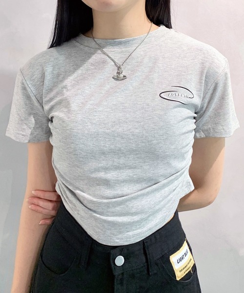 mignon いちご SUMMER Tシャツ c104 MIGNON WORKS お取り寄せ】イチゴミルク プリントTシャツ | *Fluffy Souffle*