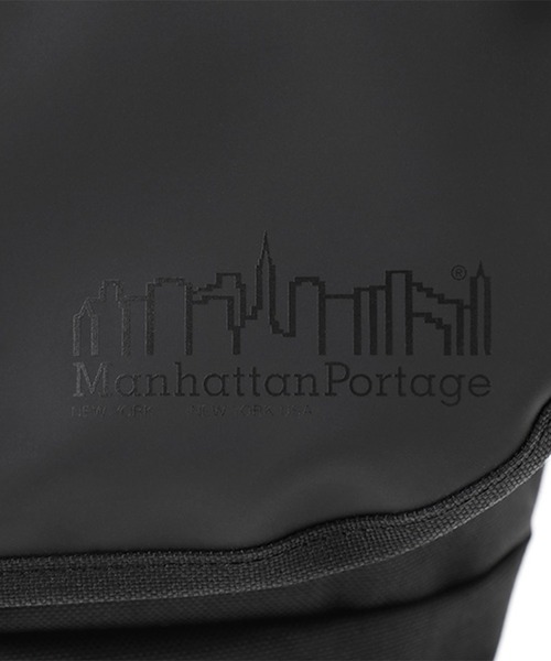 Manhattan Portage（マンハッタンポーテージ）の「Nylon Messenger Bag JR Flap Zipper Pocket Dulon（メッセンジャーバッグ・メンズ・ブラック/ライトグレー・SMALL）」の13枚目の写真