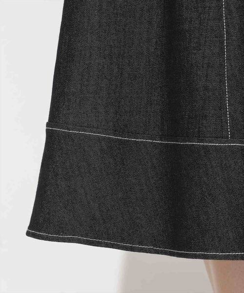 WILLSELECTION(ウィルセレクション)の「デニムバックリボンワンピース(ワンピース・レディース・ブラック/オフホワイト/ネイビー・FREE)」の12枚目の写真