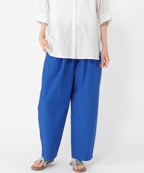 studio CLIP（スタディオクリップ）の「ボタニカルダイカーブパンツ（その他パンツ・レディース・ピンク/イエロー/ブルー/レッド・FREE/PF）」の2枚目の写真