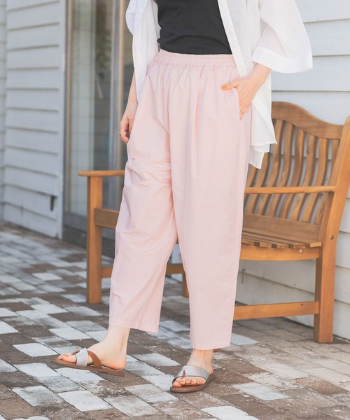 studio CLIP（スタディオクリップ）の「ボタニカルダイカーブパンツ（その他パンツ・レディース・ピンク/イエロー/ブルー/レッド・FREE/PF）」の13枚目の写真