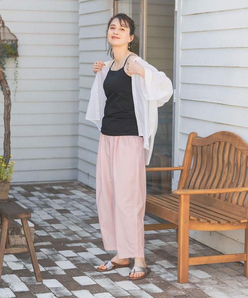 studio CLIP（スタディオクリップ）の「ボタニカルダイカーブパンツ（その他パンツ・レディース・ピンク/イエロー/ブルー/レッド・FREE/PF）」の17枚目の写真