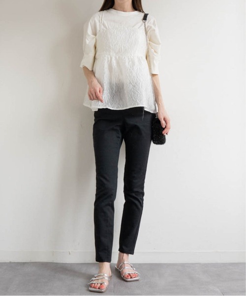 Fabby fabby（ファビィーファビィー）の「ビジューナローストラップサンダル（サンダル・レディース・ゴールド/シルバー・LARGE/MEDIUM）」の9枚目の写真