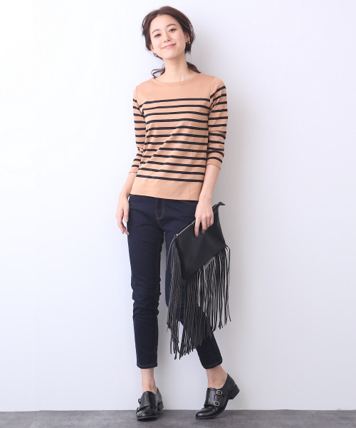 Rouge vif（ルージュヴィフ）の「フリンジクラッチ（クラッチバッグ・レディース・ブラック・FREE）」の7枚目の写真