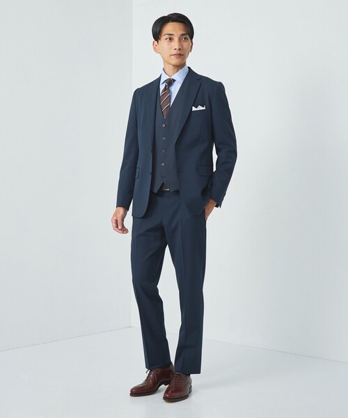 green label relaxing（グリーンレーベルリラクシング）の「A+ TWPU サージ スリム スラックス -ウォッシャブル・ストレッチ・防シワ・アジャスター-（スラックス・メンズ・ブラック/ネイビー/ダークブラウン/ロイヤルブルー・S/XS/M/XXL/XL/L）」の17枚目の写真