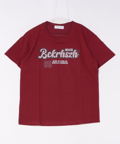 MAISON DE THERESE(メゾン ド テレーズ)の「綿100%オーバーサイズロゴプリントTシャツ(Tシャツ/カットソー・レディース・ブラック/ワイン/ライトベージュ/ベージュ/グレー/ホワイト・M/L)」の11枚目の写真