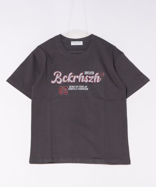 MAISON DE THERESE(メゾン ド テレーズ)の「綿100%オーバーサイズロゴプリントTシャツ(Tシャツ/カットソー・レディース・ブラック/ワイン/ライトベージュ/ベージュ/グレー/ホワイト・M/L)」の9枚目の写真