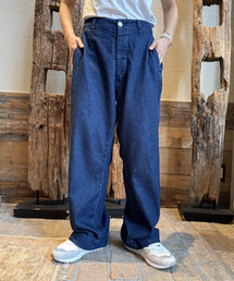 ジャーナルスタンダードラックス ダメージ デニムパンツ Ｌ 比翼ボタン ジーンズ ジャーナルスタンダードラックス ダメージ デニムパンツ L 比翼
