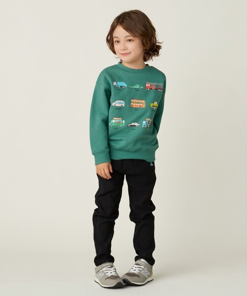 BEAMS mini(ビームスミニ)の「ワーキングカー スウェット (90~130cm)(スウェット・キッズ・その他/ブルー系その他3/グリーン・130/120/110/100/90)」の6枚目の写真