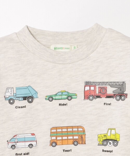 BEAMS mini(ビームスミニ)の「ワーキングカー スウェット (90~130cm)(スウェット・キッズ・その他/ブルー系その他3/グリーン・130/120/110/100/90)」の16枚目の写真