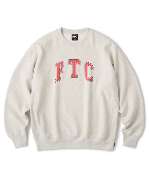 FTC（エフティーシー）の「CRACKED LOGO CREW NECK（スウェット・メンズ・ブラック/アッシュ/クリーム/ネイビー/パープル・MEDIUM/LARGE/X-LARGE/SMALL）」の3枚目の写真