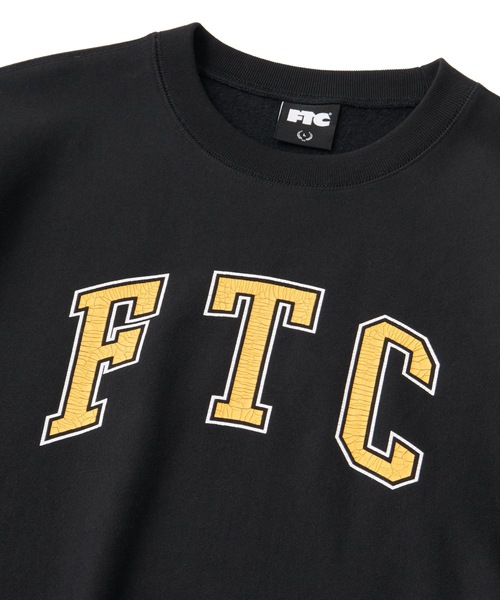 FTC（エフティーシー）の「CRACKED LOGO CREW NECK（スウェット・メンズ・ブラック/アッシュ/クリーム/ネイビー/パープル・MEDIUM/LARGE/X-LARGE/SMALL）」の6枚目の写真
