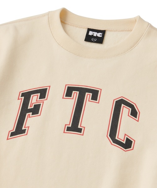FTC（エフティーシー）の「CRACKED LOGO CREW NECK（スウェット・メンズ・ブラック/アッシュ/クリーム/ネイビー/パープル・MEDIUM/LARGE/X-LARGE/SMALL）」の8枚目の写真
