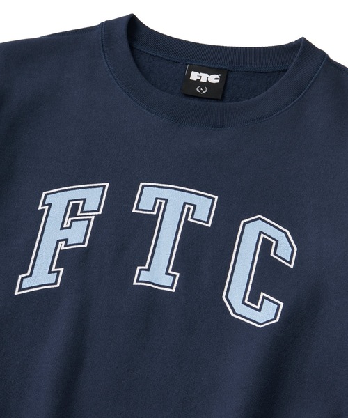 FTC（エフティーシー）の「CRACKED LOGO CREW NECK（スウェット・メンズ・ブラック/アッシュ/クリーム/ネイビー/パープル・MEDIUM/LARGE/X-LARGE/SMALL）」の9枚目の写真