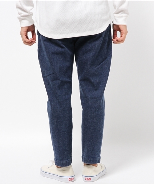 417 EDIFICE（フォーワンセブンエディフィス）の「◇10OZ ストレッチデニムイージーアンクルパンツ（デニムパンツ・メンズ・ネイビー/ブルー・LARGE/SMALL/MEDIUM）」の14枚目の写真