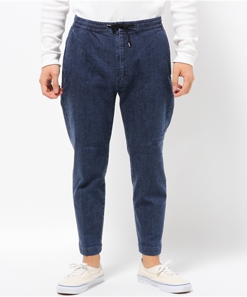 417 EDIFICE（フォーワンセブンエディフィス）の「◇10OZ ストレッチデニムイージーアンクルパンツ（デニムパンツ・メンズ・ネイビー/ブルー・LARGE/SMALL/MEDIUM）」の15枚目の写真