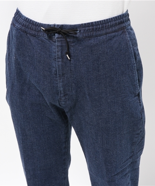 417 EDIFICE（フォーワンセブンエディフィス）の「◇10OZ ストレッチデニムイージーアンクルパンツ（デニムパンツ・メンズ・ネイビー/ブルー・LARGE/SMALL/MEDIUM）」の16枚目の写真