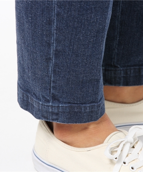 417 EDIFICE（フォーワンセブンエディフィス）の「◇10OZ ストレッチデニムイージーアンクルパンツ（デニムパンツ・メンズ・ネイビー/ブルー・LARGE/SMALL/MEDIUM）」の10枚目の写真