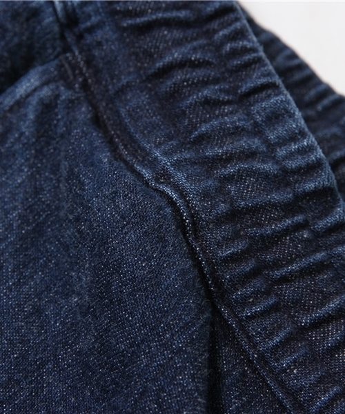 417 EDIFICE（フォーワンセブンエディフィス）の「◇10OZ ストレッチデニムイージーアンクルパンツ（デニムパンツ・メンズ・ネイビー/ブルー・LARGE/SMALL/MEDIUM）」の4枚目の写真