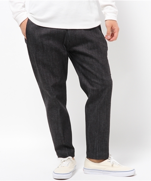 417 EDIFICE（フォーワンセブンエディフィス）の「◇10OZ ストレッチデニムイージーアンクルパンツ（デニムパンツ・メンズ・ネイビー/ブルー・LARGE/SMALL/MEDIUM）」の5枚目の写真