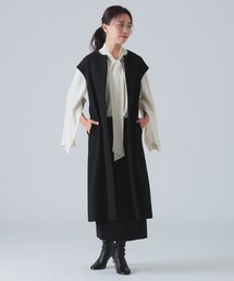 極美品！Mfil エムフィル ミカコナカムラ ロングジレ ベスト 36 2025年最新】Yahoo!オークション -ミカコナカムラの中古品・新品